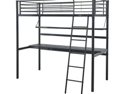 Lit mezzanine avec bureau 