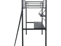 Lit mezzanine avec bureau 