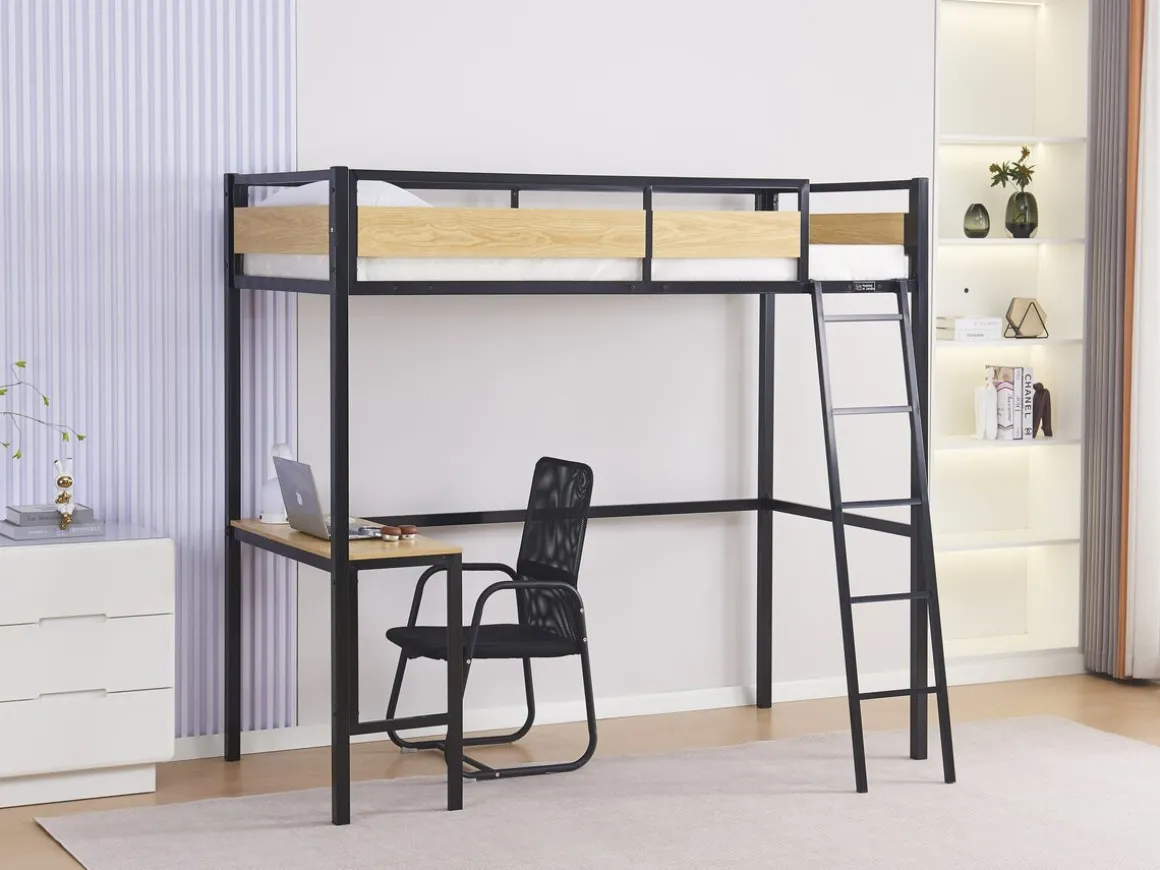 Lit mezzanine avec bureau 窶廢than窶
