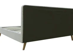 Lit tissu bouclette "Nemo" - 140 x 190 cm - Crème