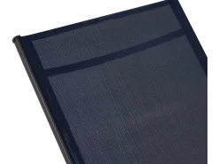 Lot de 2 Bains de soleil en métal avec accoudoirs 