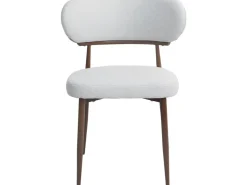 Lot de 2 chaises de salle à manger imitation bois 