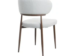 Lot de 2 chaises de salle à manger imitation bois 