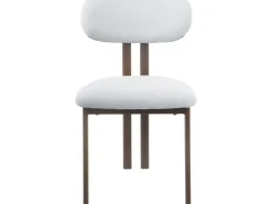 Lot de 2 chaises de salle à manger imitation bois