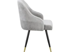 Lot de 2 chaises en tissu