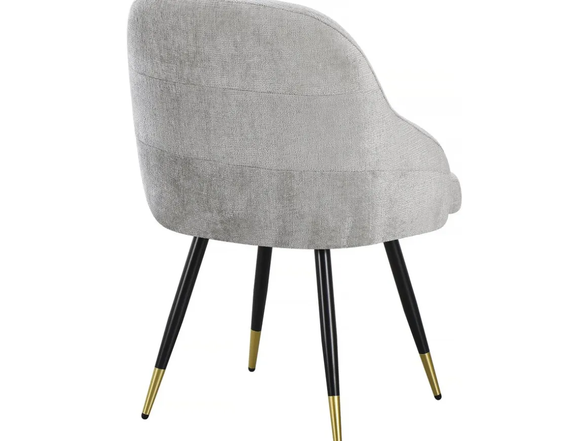 Lot de 2 chaises en tissu "Harmony" - 54 x 57 x 90 cm - Beige