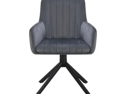 Lot de 2 chaises en tissu 