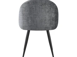 Lot de 2 chaises en tissu 