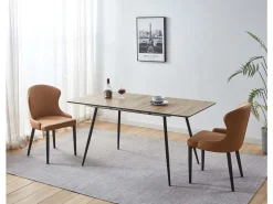 Lot de 2 Chaises "Tina" - Marron