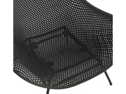 Lot de 2 fauteuils de jardin avec table basse