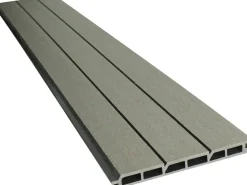 Lot de 6 lames composite de clôture - L160 cm x l25.8cm x ép. 2cm - Gris