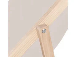 Lot de 2 transats en bois 