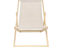 Lot de 2 transats en bois 