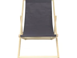 Lot de 2 transats en bois 