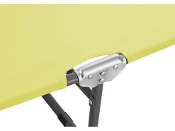 Lt de 2 bains de soleil pliable "Lazy" - Avec pare soleil - Jaune