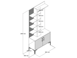 Meuble d'Entrée en bois