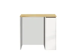 Meuble de salle de bain pour lave-linge en bois 