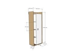 Meuble multi-usages en bois 