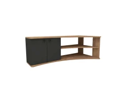 Meuble TV d'angle en bois 