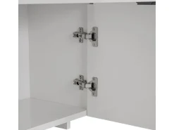 Meuble TV en bois "Aurelia" - 180 x 32 x 45 cm - Blanc