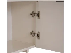 Meuble TV en bois "Aurelia" - 180 x 32 x 45 cm - Crème