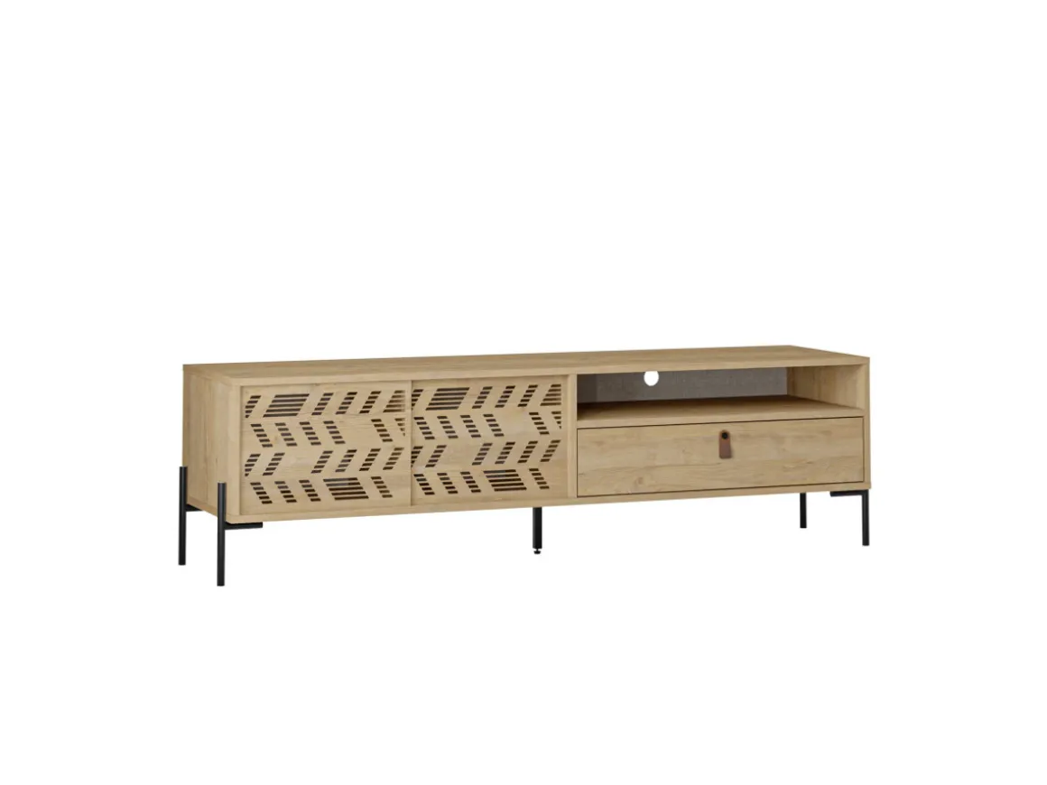 Meuble TV en bois "Dionysos" - 170 x 45 x 48 cm - Beige