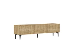 Meuble TV en bois "Felix" 160 x 31,4 x 44,1 cm - Chêne saphir