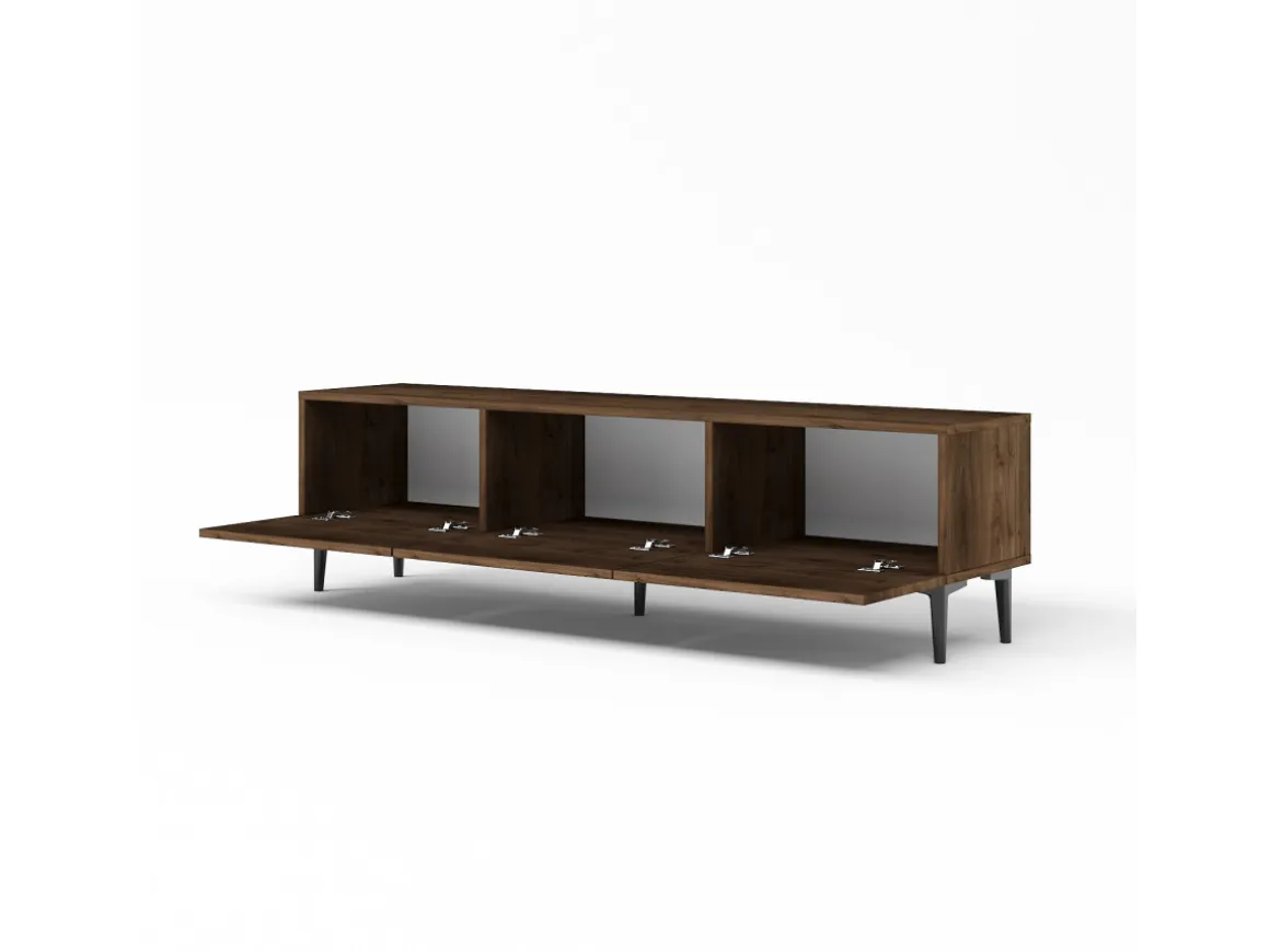Meuble TV en bois "Felix" - 160 x 31 x 44 cm - Marron