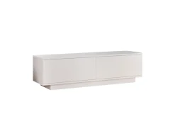 Meuble TV en bois "FN1" - 140 x 35 x 38 cm - Blanc