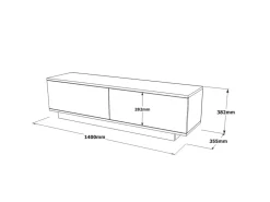 Meuble TV en bois 