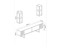 Meuble TV en bois