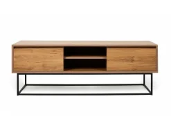 Meuble TV en bois "Laxus" - 140 x 40 x 50 cm - Marron