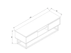Meuble TV en bois 