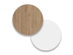 Meuble TV en bois "ON1-SW" - 160 x 35 x 45 cm - Blanc