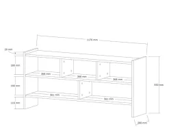 Meuble TV en bois 