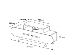 Meuble TV en bois 