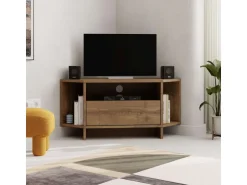 Meuble TV en bois "Viva" - 95 x 35 x 45 cm - Marron