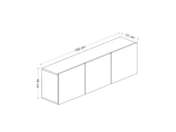 Meuble TV en bois