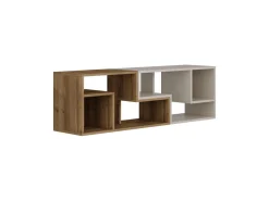 Meuble TV modulable en bois "Glis" - 145 x 35 x 44 cm - Beige