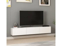 Meuble TV suspendu en bois 
