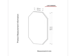 Miroir décoratif en bois 