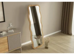 Miroir en bois 