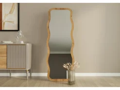 Miroir en bois 