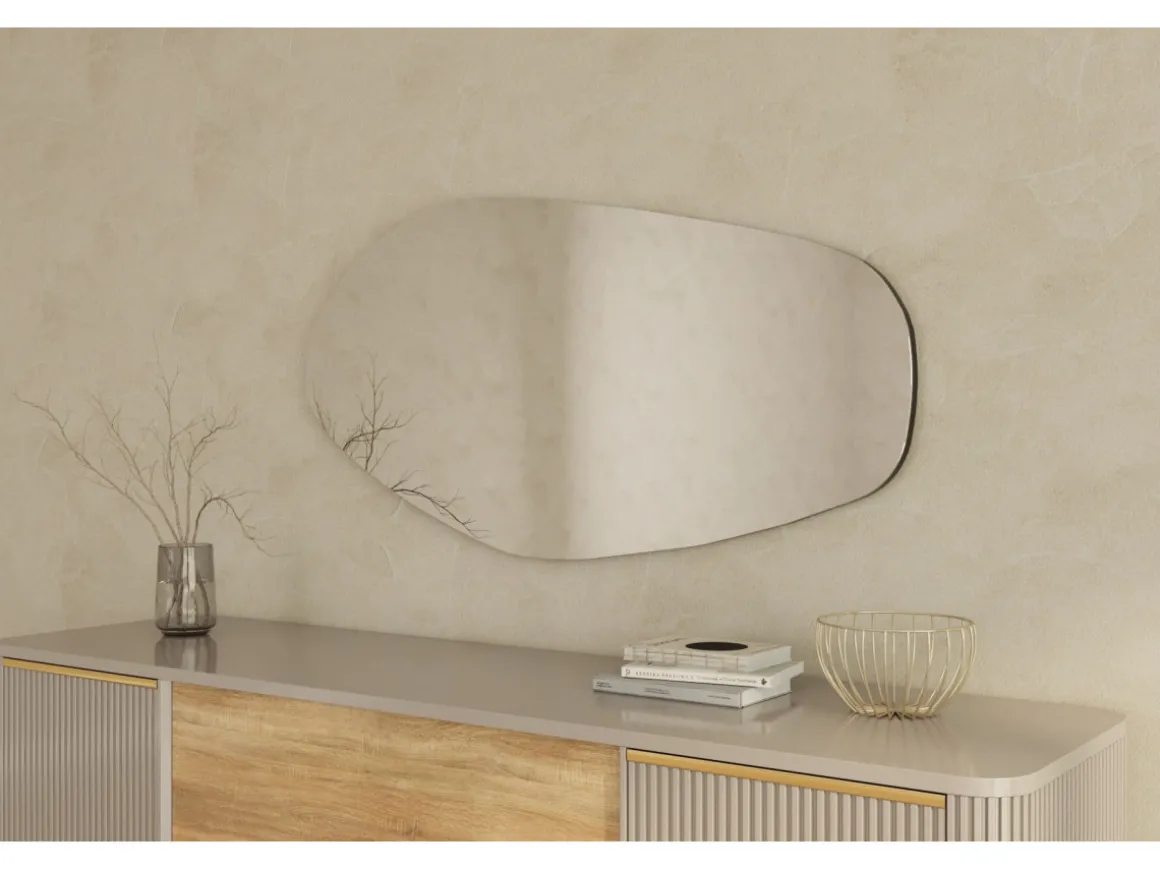 Miroir en bois "Bella " - 60 x 120 cm - Noir