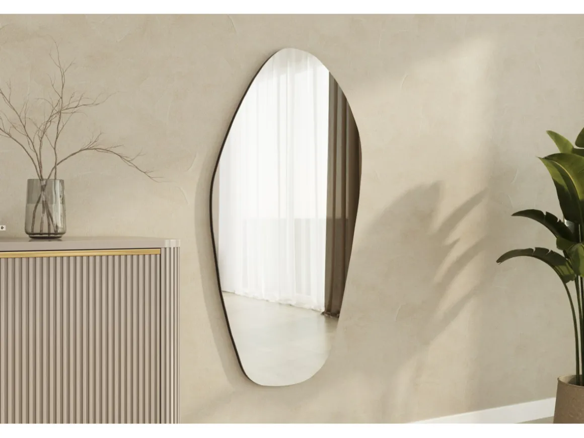 Miroir en bois "Bella " - 60 x 120 cm - Noir