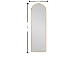 Miroir en bois 