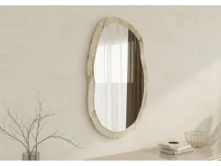 Miroir en bois 