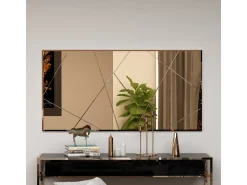 Miroir en bois "Orezo" - 120 x 60 cm - Bronze