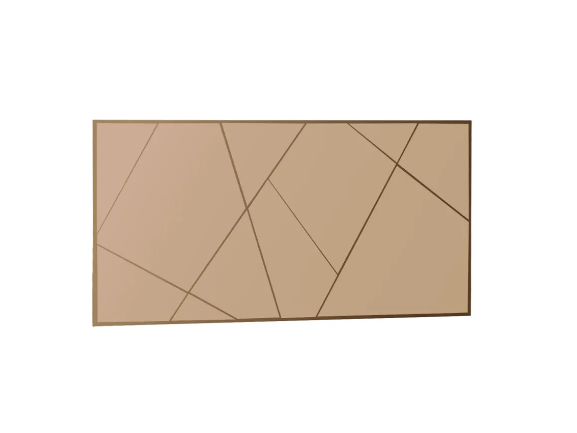 Miroir en bois "Orezo" - 120 x 60 cm - Bronze