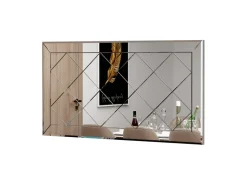 Miroir en bois "Pauli" - 120 x 60 cm - Blanc